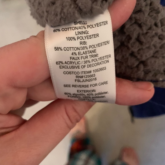 Limited Too Girls' Knit Fleece Peacoat Jacket - Picture 4 of 5